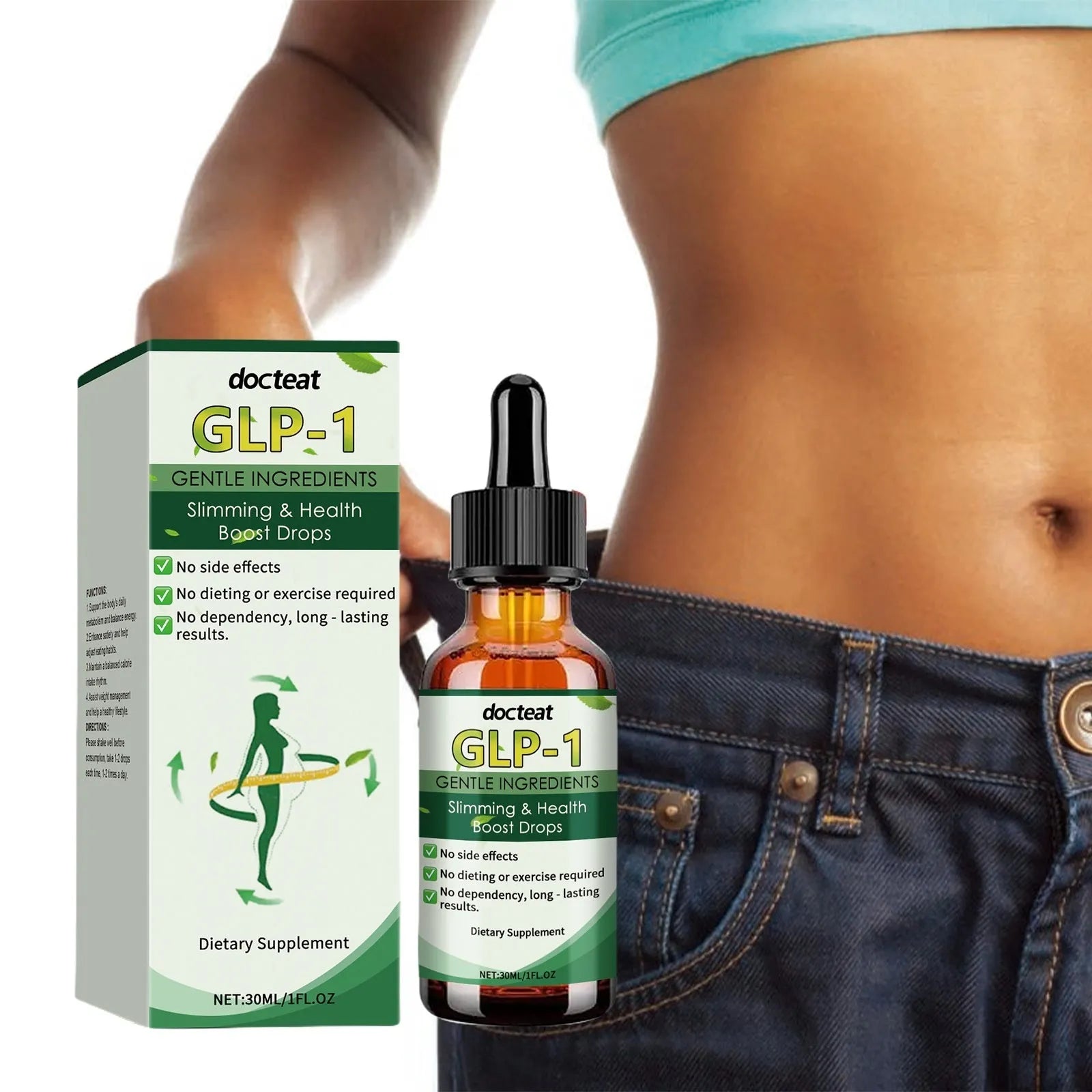 30ml traditional Chinese medicine extraction droplet bottle with herbal formulation