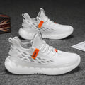 Men's casual platform sneaker with woven mesh upper and rubber sole in multiple colour options
