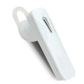 M163 black and white Bluetooth car headset for hands-free calls and music control