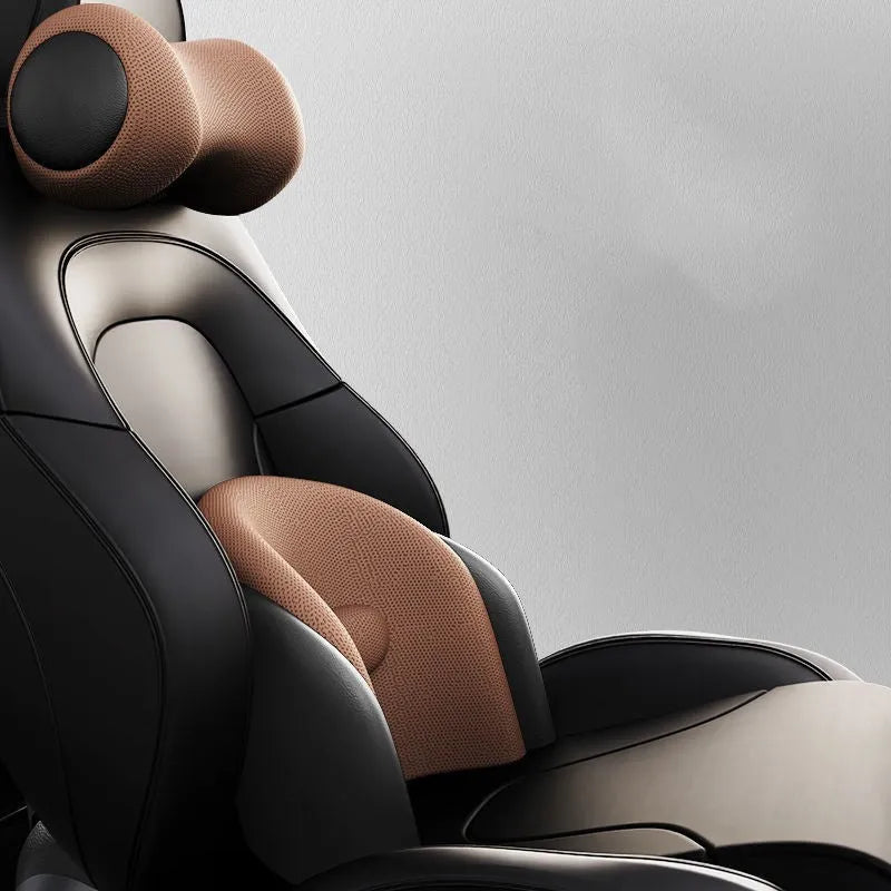 Car massage cushion with memory cotton construction and electric massage function