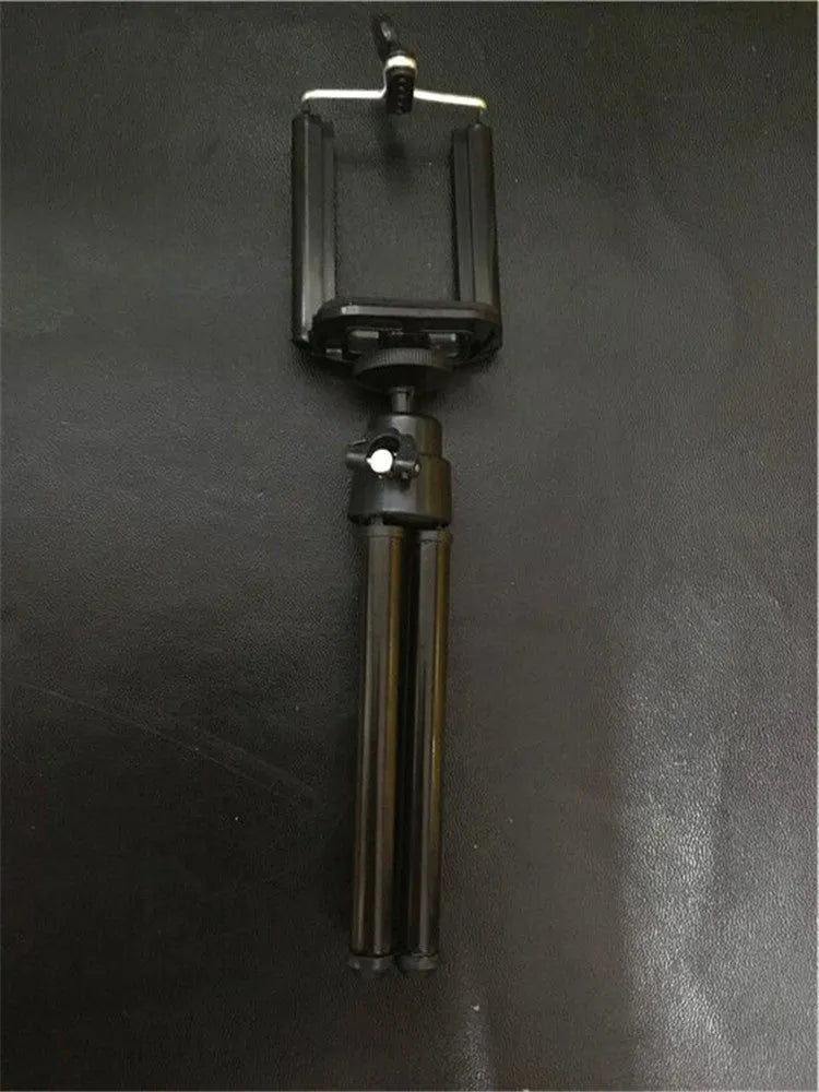 Black and silver desktop phone holder with two-section bracket design for smartphone organisation
