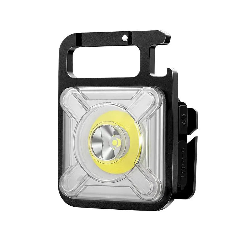 Mini keychain headlamp T136 strong light portable headlight with ABS casing