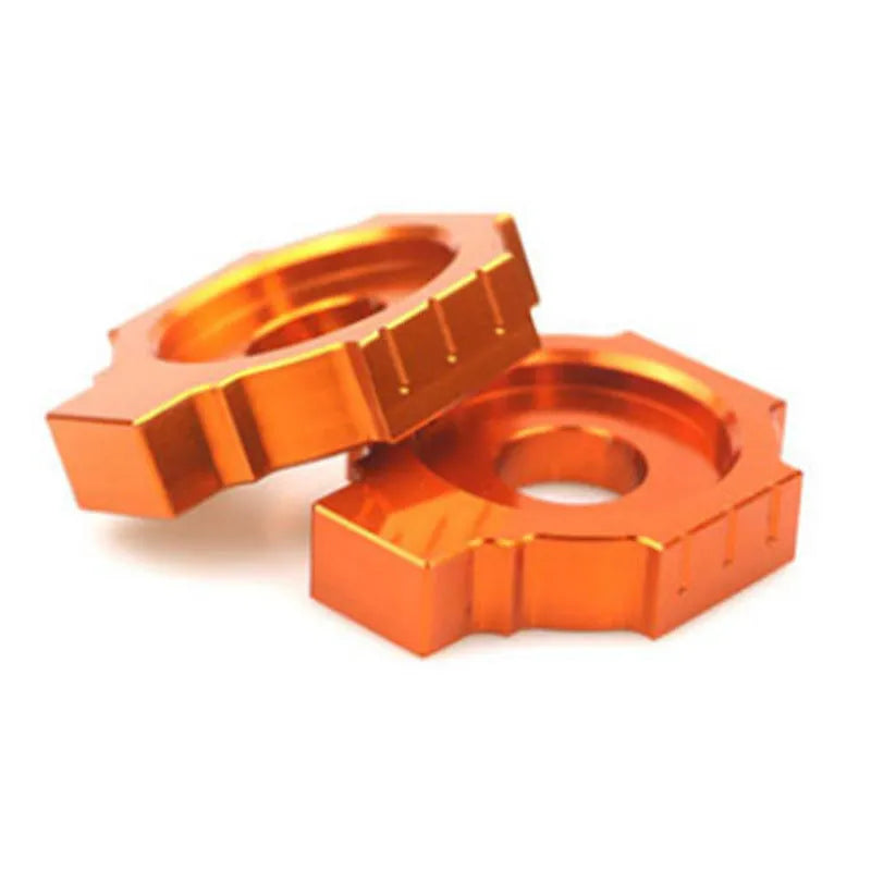 Orange KTM rear fork regulator screw pair for DUKE 200 390 990 modification