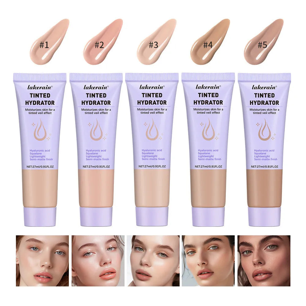 Lakerain Colored Moisturizer long-lasting concealer without smudging in 5 colour options 27ml pot