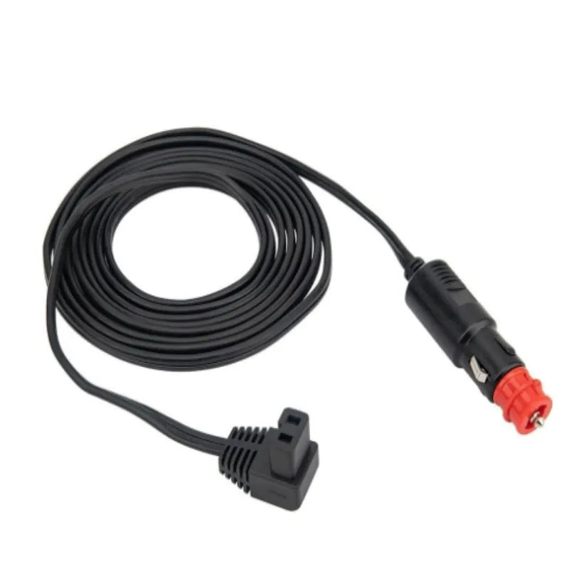 Car Refrigerator Cigarette Lighter Electrical Extension Cable 2.5m Pure Copper Gold Plating High Power 12V/24V Cord for Vehicle Fridge Cooler and Accessories