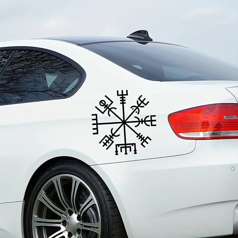 13x13cm vegetarian car window sticker in vinyl material for vehicle personalisation