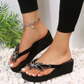 Women's cloth upper slippers in white, brown, or black with rubber and plastic sole, sizes 36 to 42
