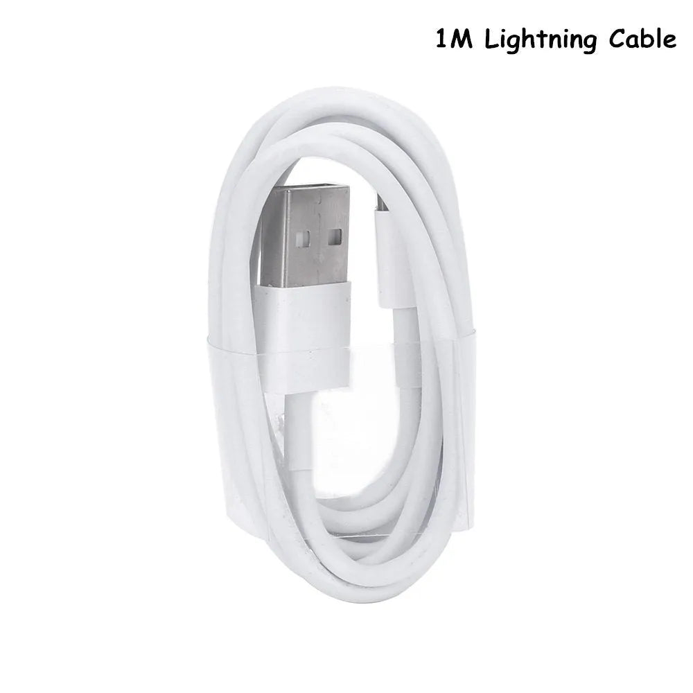 5V 2A USB wall charger compatible with iPhone and iPad models with cable options