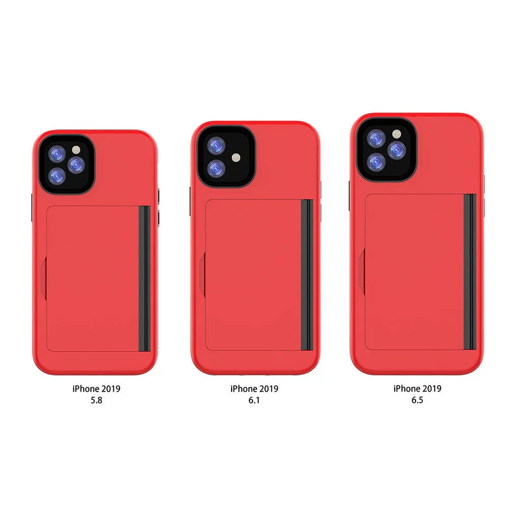 Simple solid colour mobile phone shell case for Apple iPhone 11, Pro and Pro Max in multiple colours.