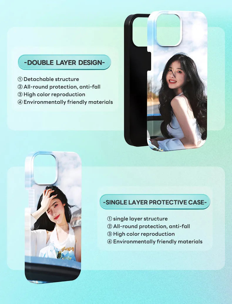 Phone case heat transfer printing machine for custom mobile case designs