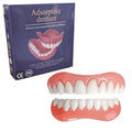 Silicone simulation dentures showing upper and lower teeth set for dental training