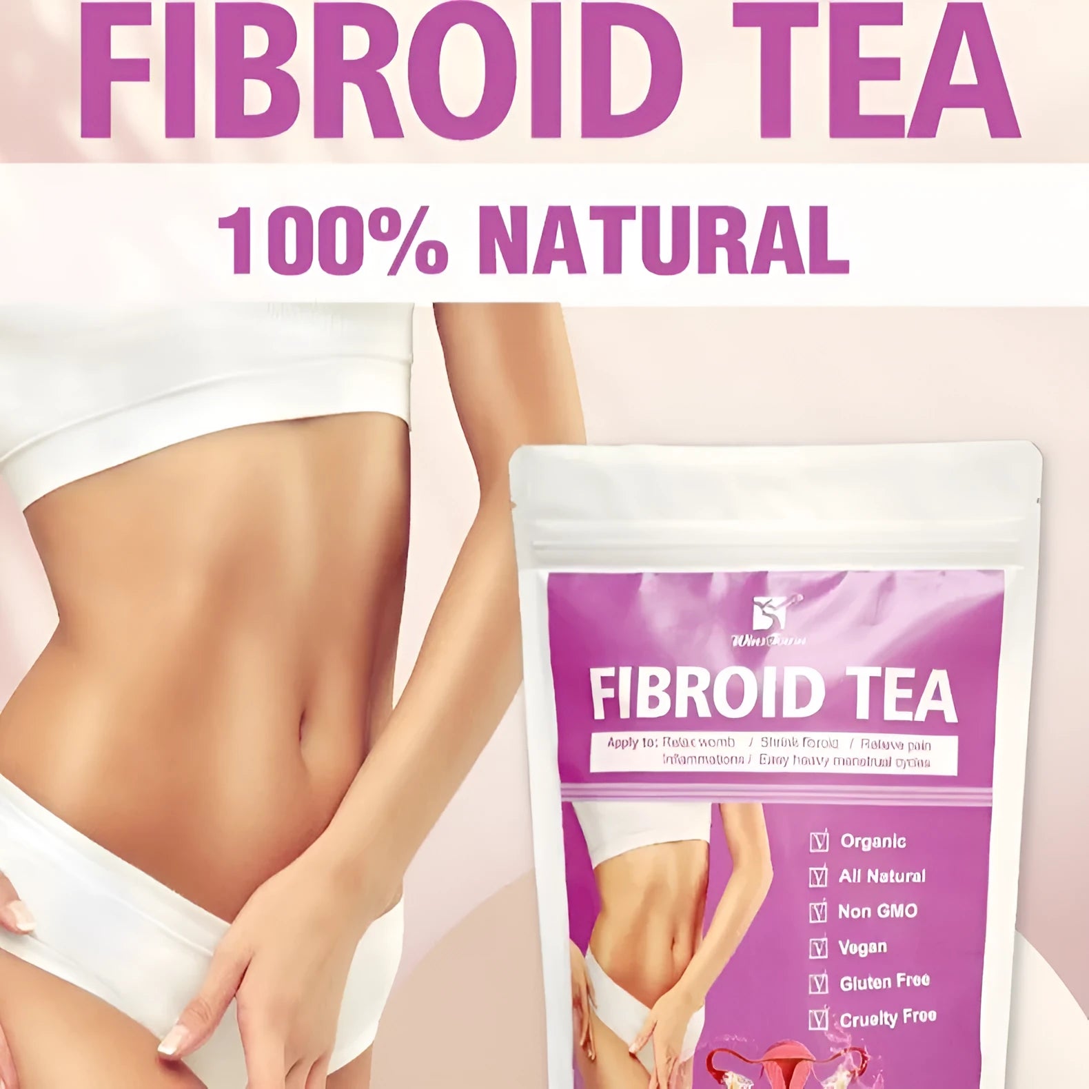 Single pack of C83 Winstown Fibroid Tea herbal tea bags for cold extract.