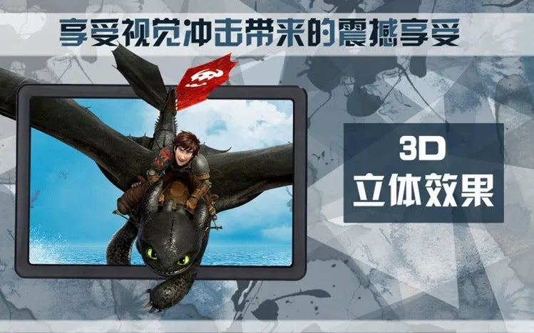 Black foldable phone screen magnifier with stand for hands-free HD viewing.