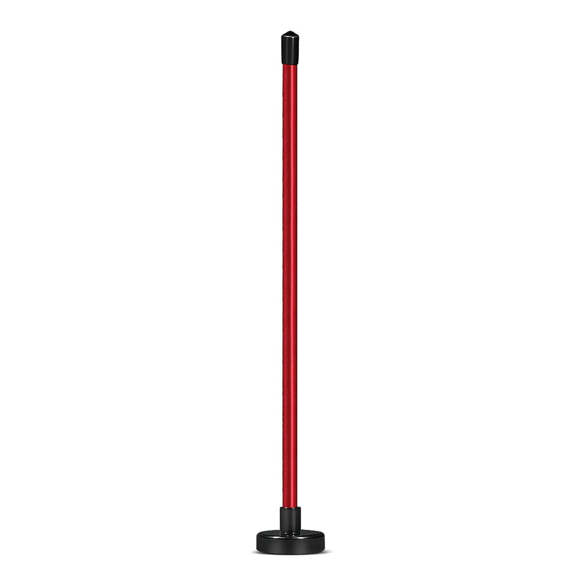 Aluminium alloy magnetic baseball bar golf swing alignment training tool in red and blue.