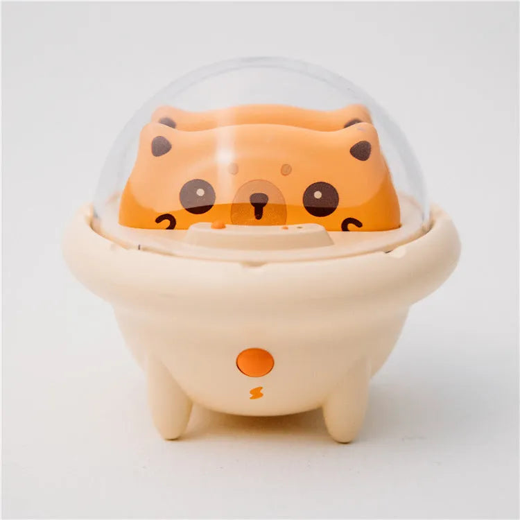Cartoon fast charging power bank for iPhone in bear or cat design with plastic case
