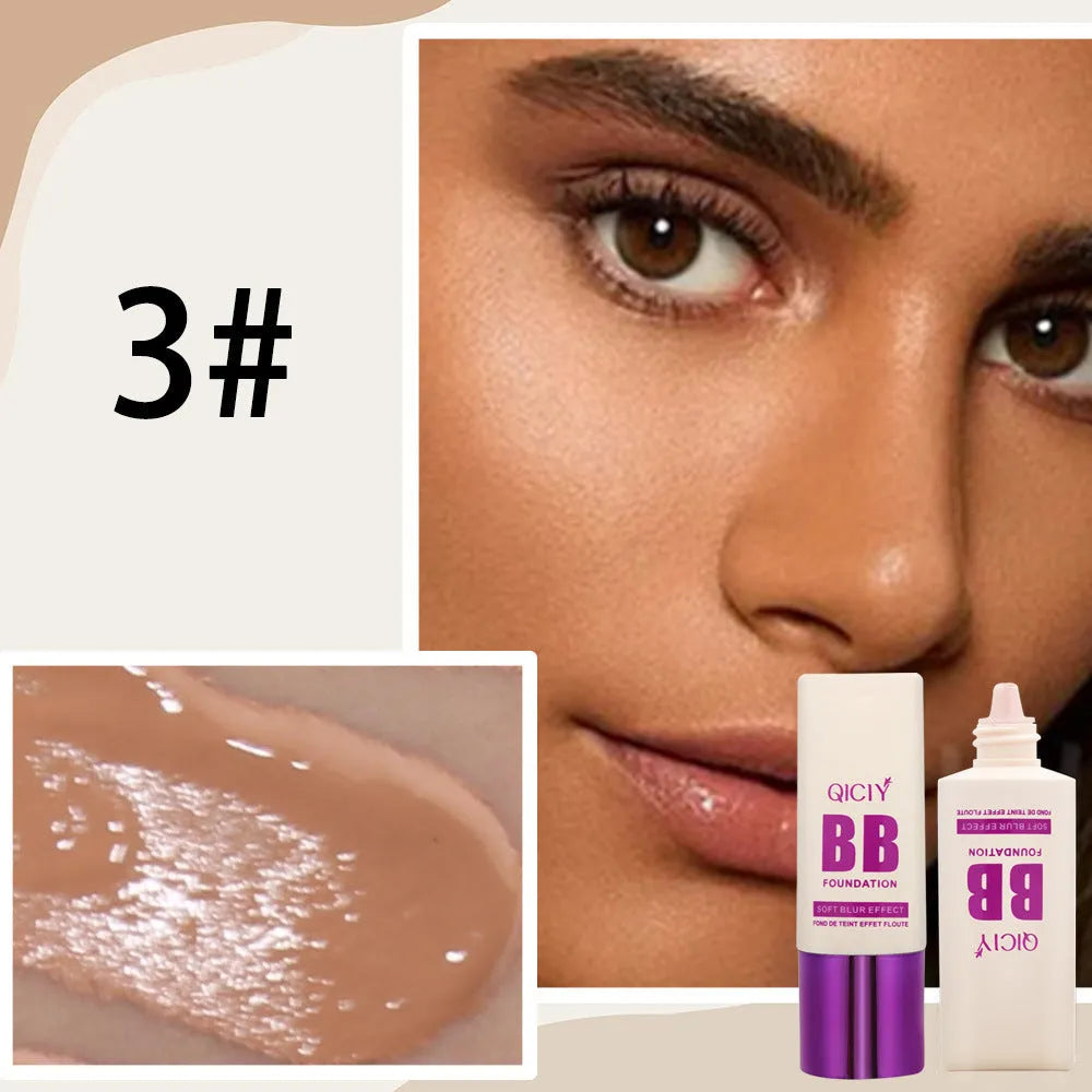 Feeding bottle liquid foundation concealer BB cream in ten colour shades
