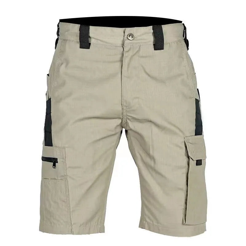 Elastic waist camouflage shorts available in multiple patterns including dark night and CP camouflage