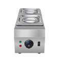 Commercial electric chocolate melting machine with dual-pot water insulation heating system