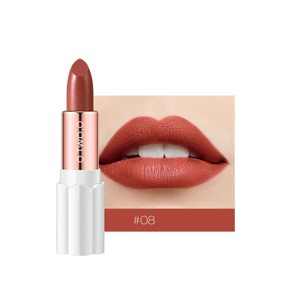 Matte plum lip gloss in shade with moisturising formula and smooth wand applicator