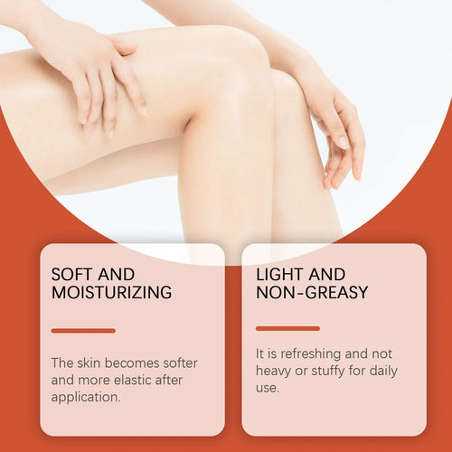 100ml bottle of body tightening massage oil with vitamin E and rose oil
