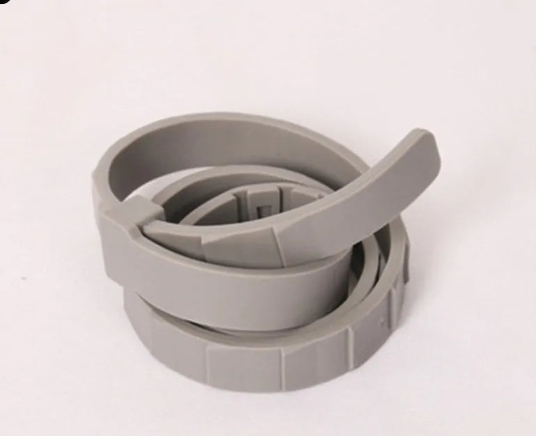 Rainbow plastic flea preventing collar for cats and dogs in 38cm and 62cm sizes