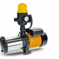 Stainless steel self-priming screw booster pump with cast iron housing for household water pressure boosting, AU plug