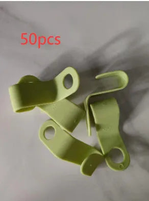Plastic closet stack hanger hook 6-pack PP material 6x2cm for wardrobe organisation