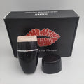 Electric lip plumper device with USB cable in black or white colour options