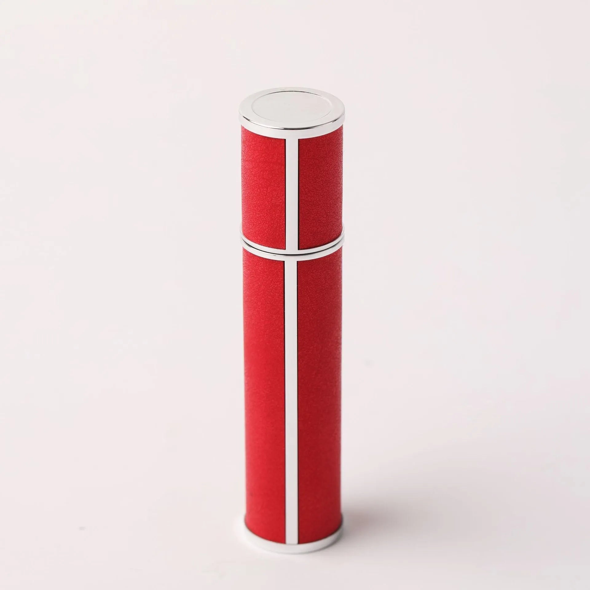 10ml PP perfume subpackaging spray bottle with atomization nozzle and removable lambskin cover, available in multiple colours