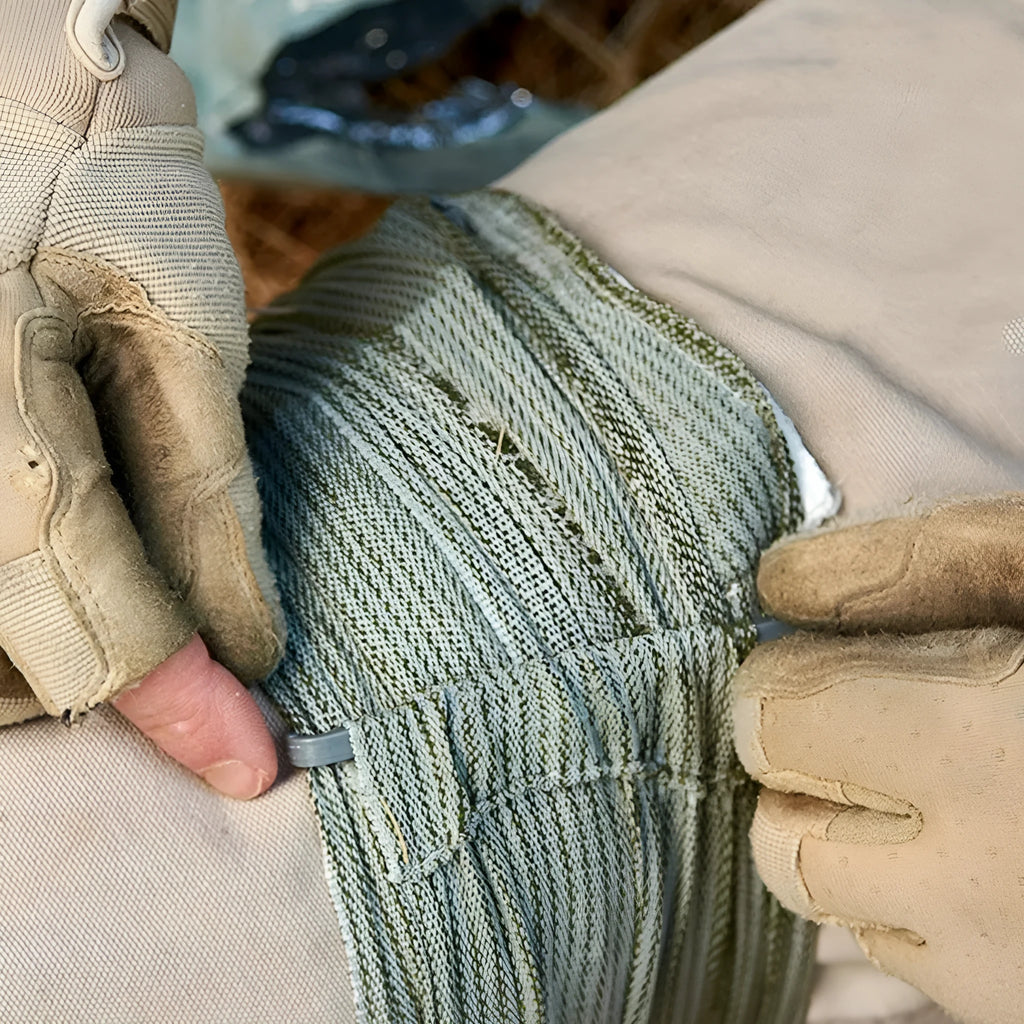 Portable outdoor hemostatic bandage tactical gauze tape in 4 inch and 6 inch sizes