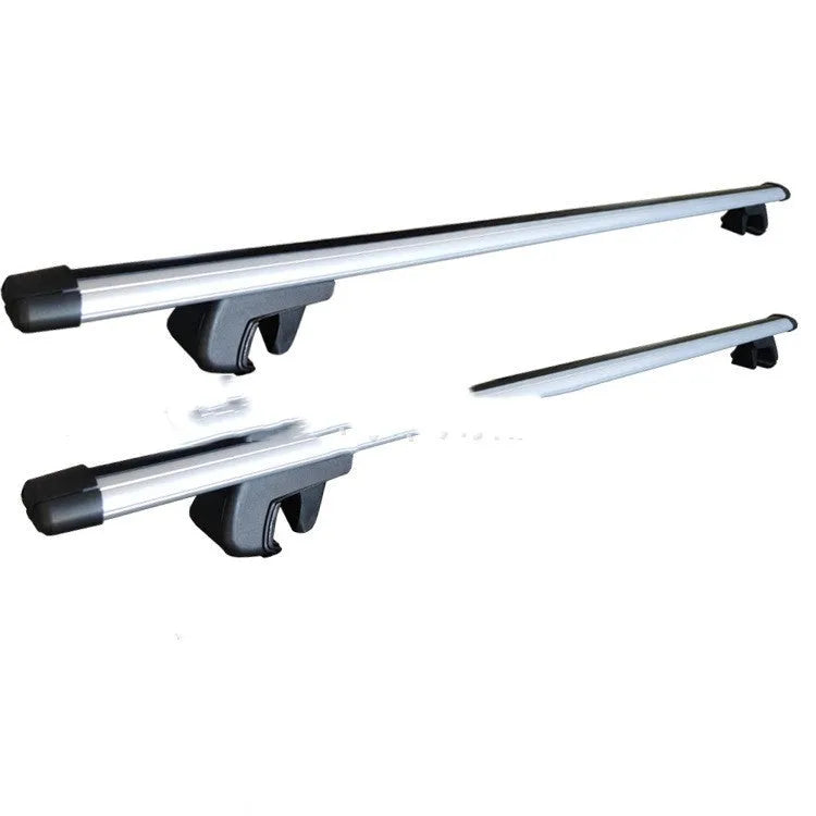 Alloy SUV roof rack crossbar modification kit set with adjustable length from 120cm to 135cm.