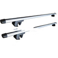 Alloy SUV roof rack crossbar modification kit set with adjustable length from 120cm to 135cm.