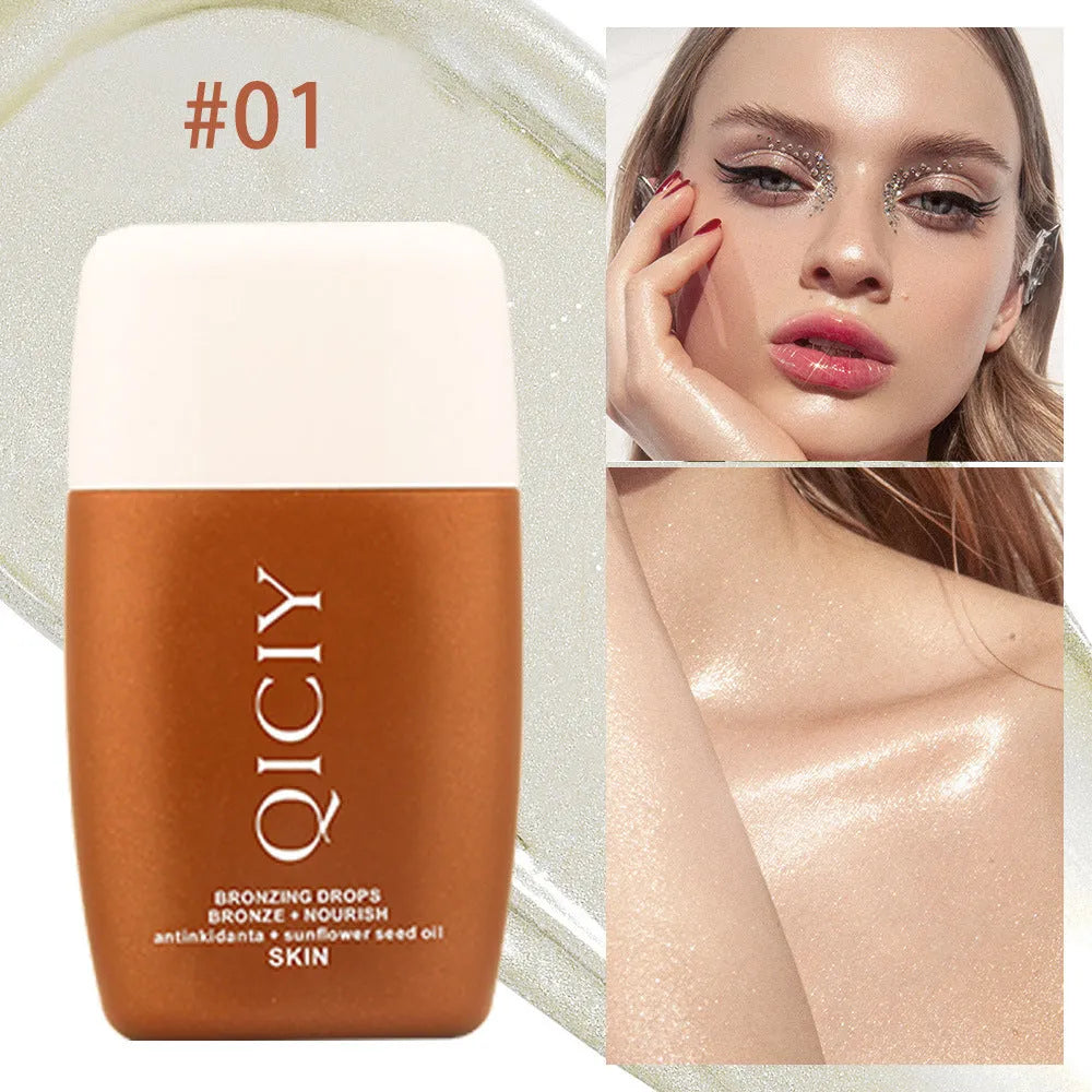 30ml brightening cream liquid bottle for face and body with four colour tone options