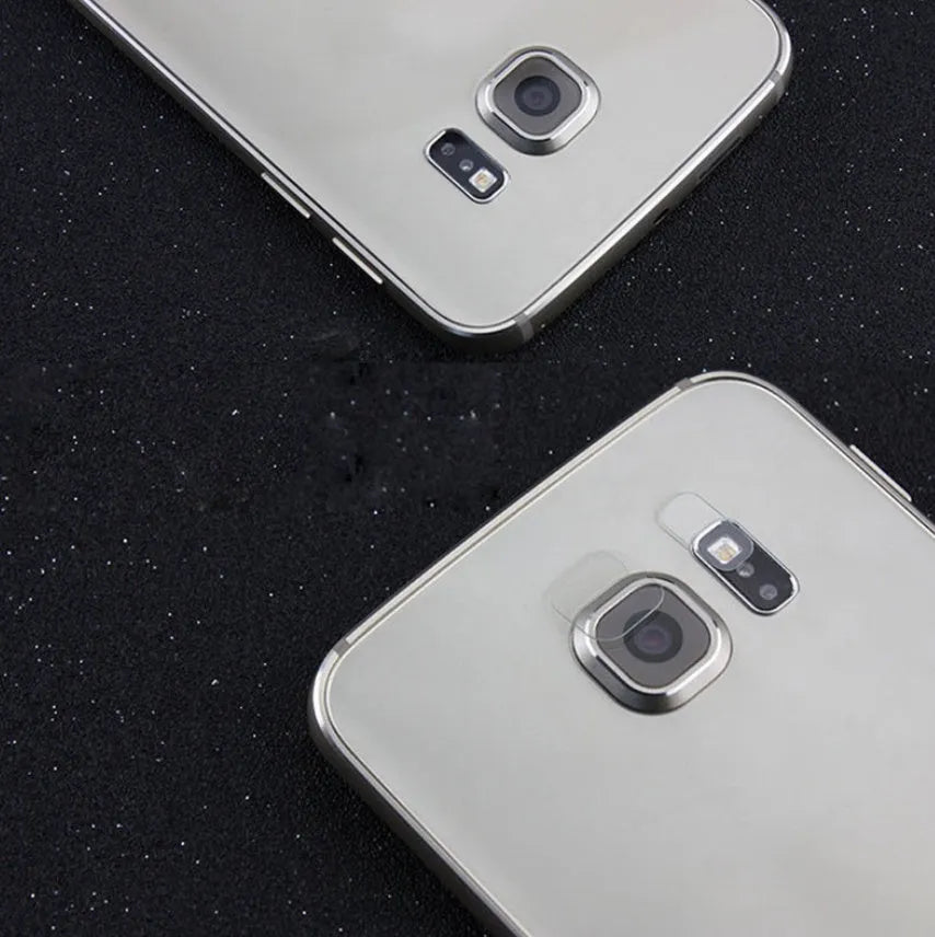 Tempered glass camera lens and flash protector film for Samsung Galaxy S7edge S8 S9 S10 phones