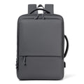 Green Oxford cloth waterproof backpack with air pillow belt straps, shown with 45x34x18cm dimensions.