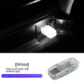 Car USB ambient atmosphere light with multiple colour modes including RGB voice control and touch operation