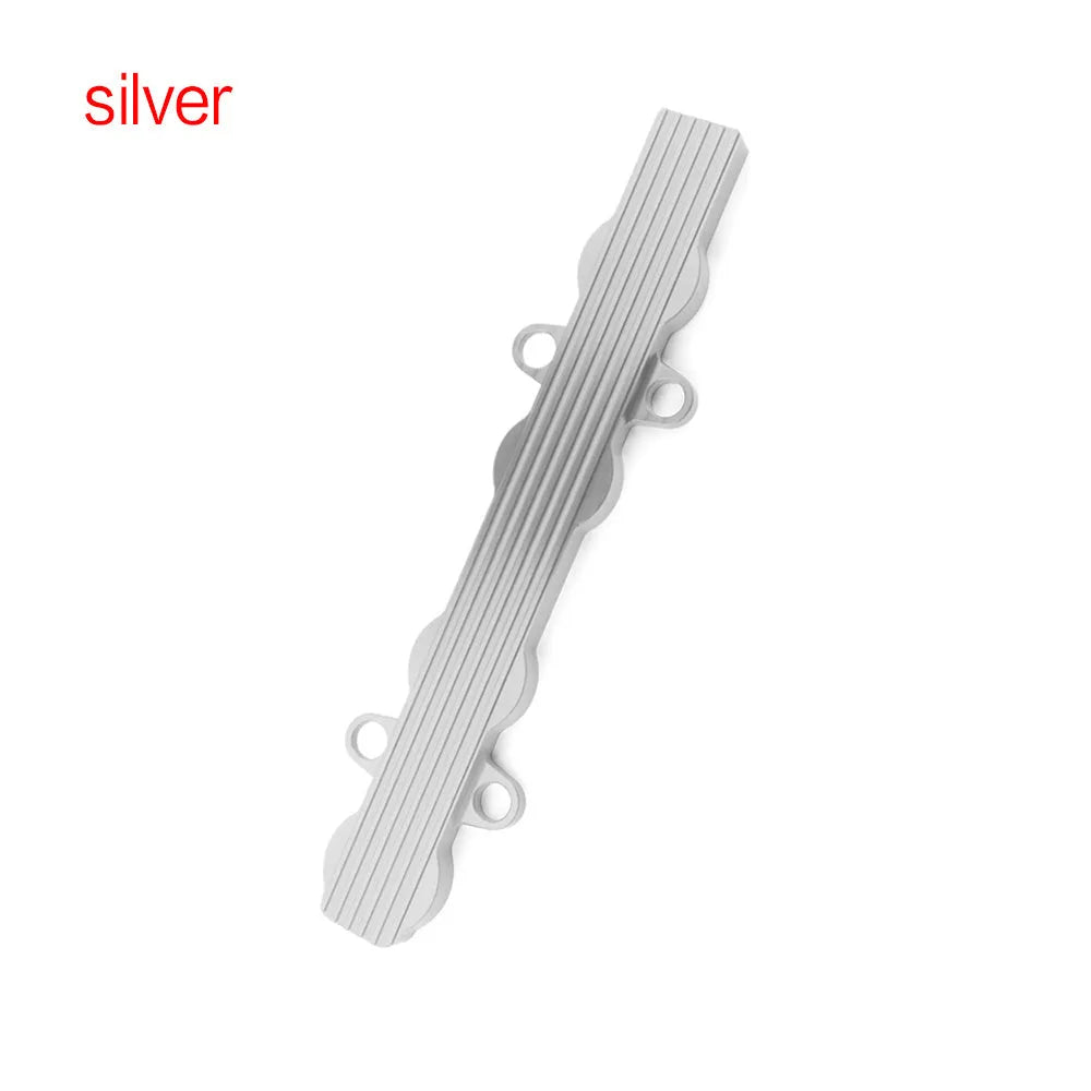 Aluminium alloy engine cover in red, available with or without ventilation holes.