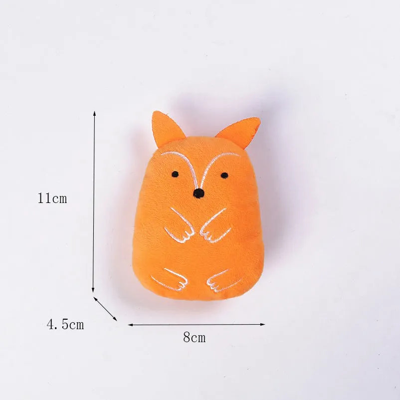 Teeth grinding catnip toys in multiple colours for interactive feline play