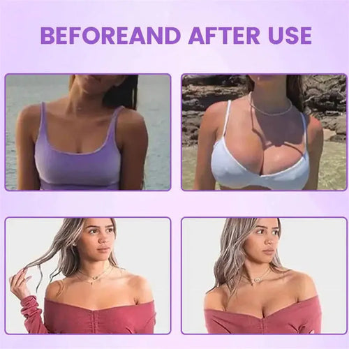 Silicone breast enhancement mask chest patch pair for body tightening