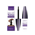 Close-up of a tearable tip liquid eyebrow pencil in a pen-style component, showing the ultra-fine 0.5mm applicator.