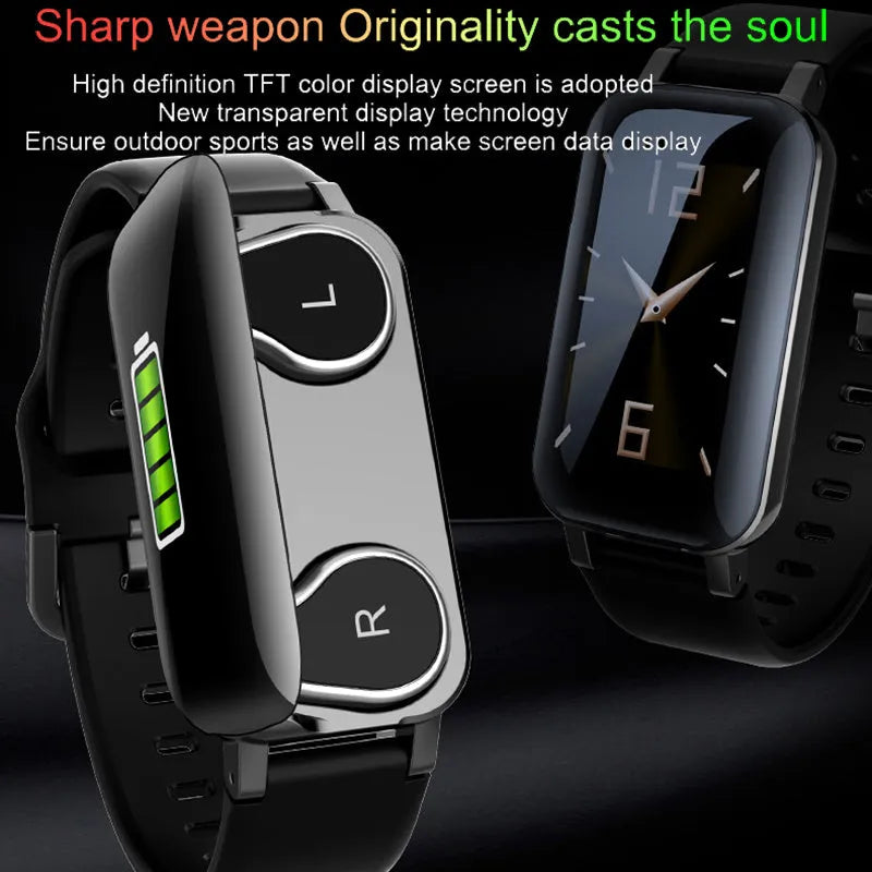 Call Bracelet smart Bracelet for heart rate monitoring in Black, Blue, and Coffee colours