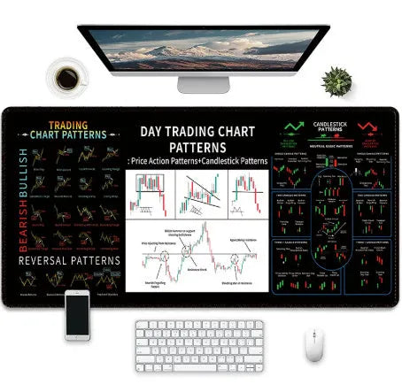 Creative game-themed rubber mouse pad on a desk, showing non-slip base and detailed print.