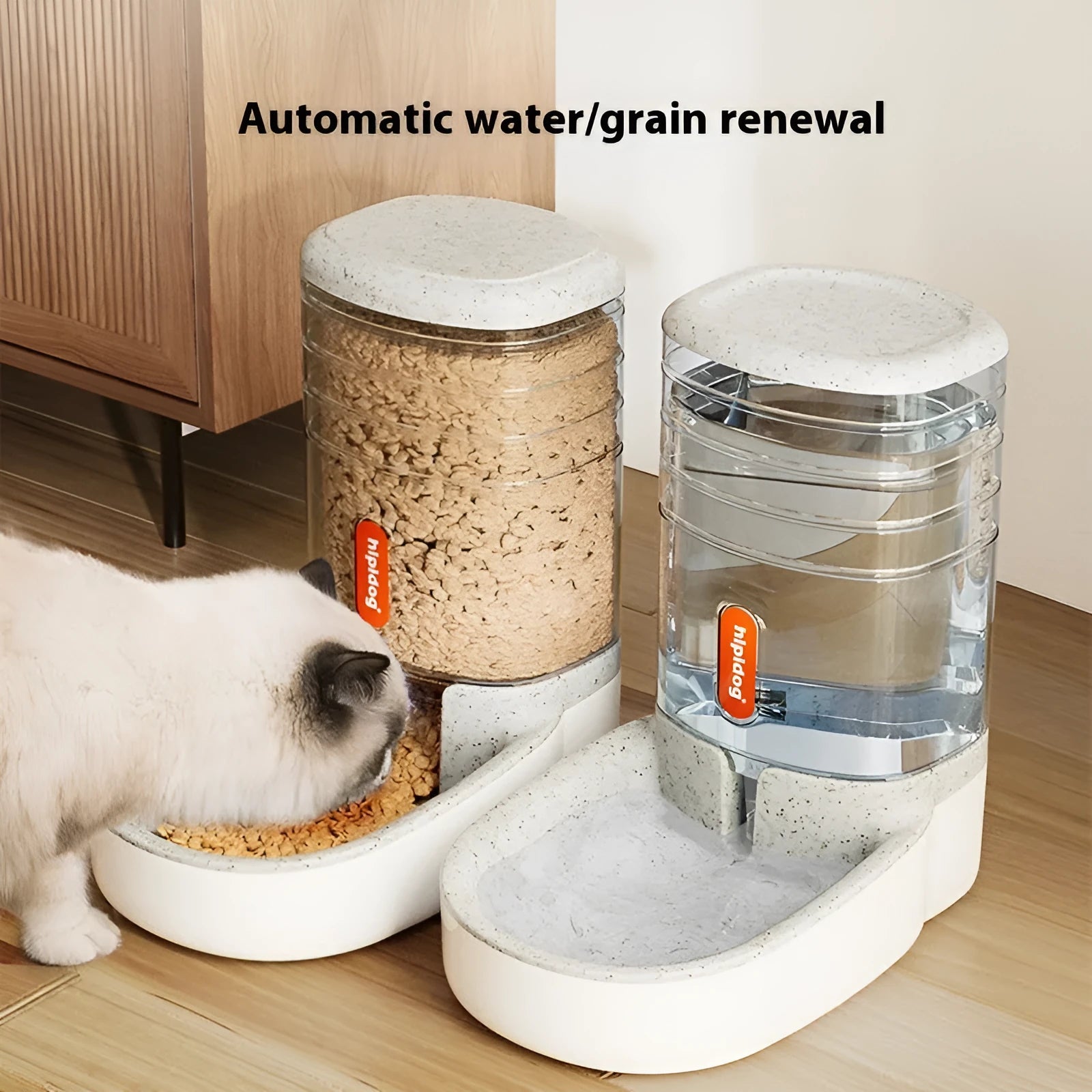 Automatic pet water fountain with 3.8L capacity in blue colour for cats and dogs