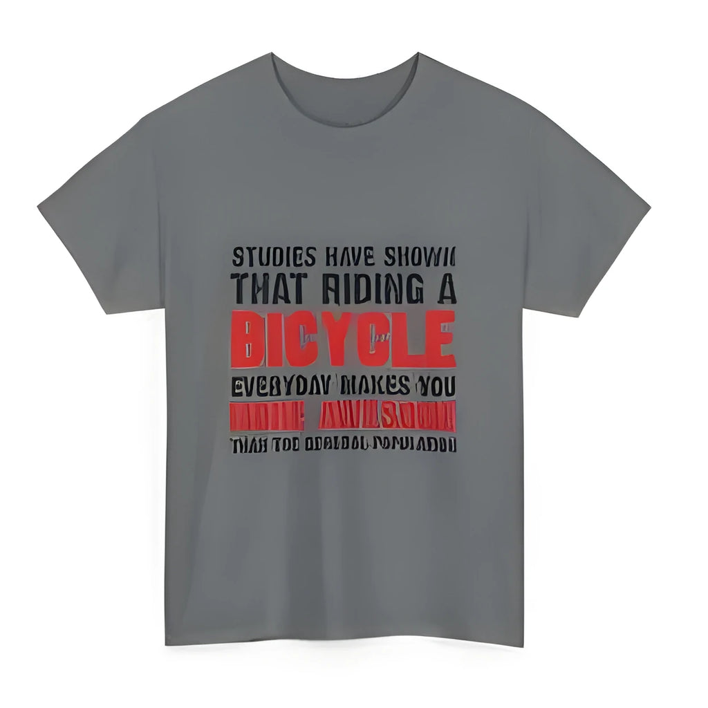 Grey women's cotton t-shirt with printing pattern and short sleeves on hanger