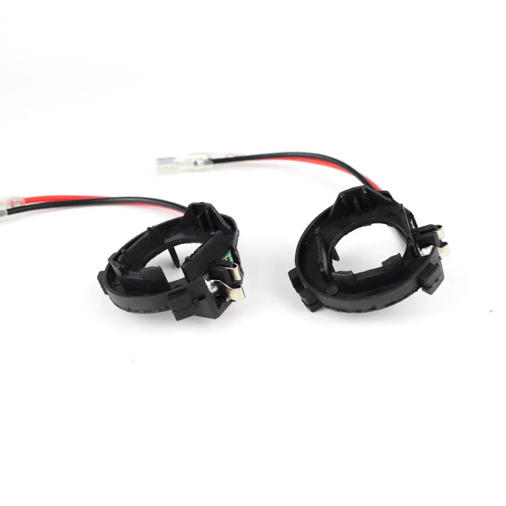 Black H7 LED headlight adapter bracket for Volkswagen car LED conversion kits