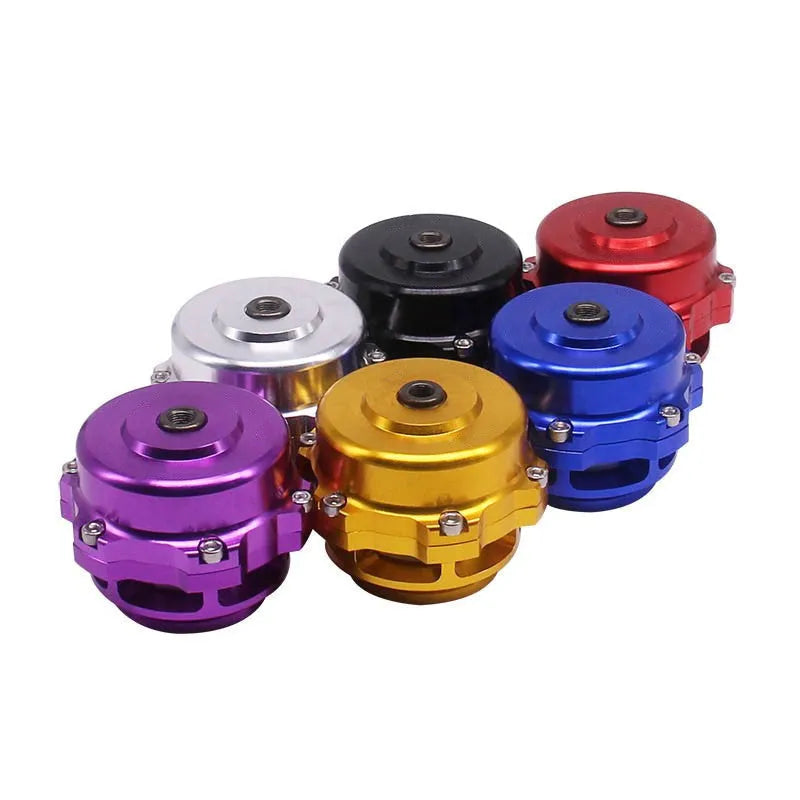 50mm aluminium alloy automotive blowoff valve in choice of six colours for universal turbo applications