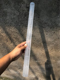 Water Moss Pillars for Climbing Vines and Green Plants White Plastic Plant Support Stakes 50cm Tall Indoor Outdoor Climbing Plant Poles Set of 1 or 2 Pieces Durable Reusable Plant Climbing Tool
