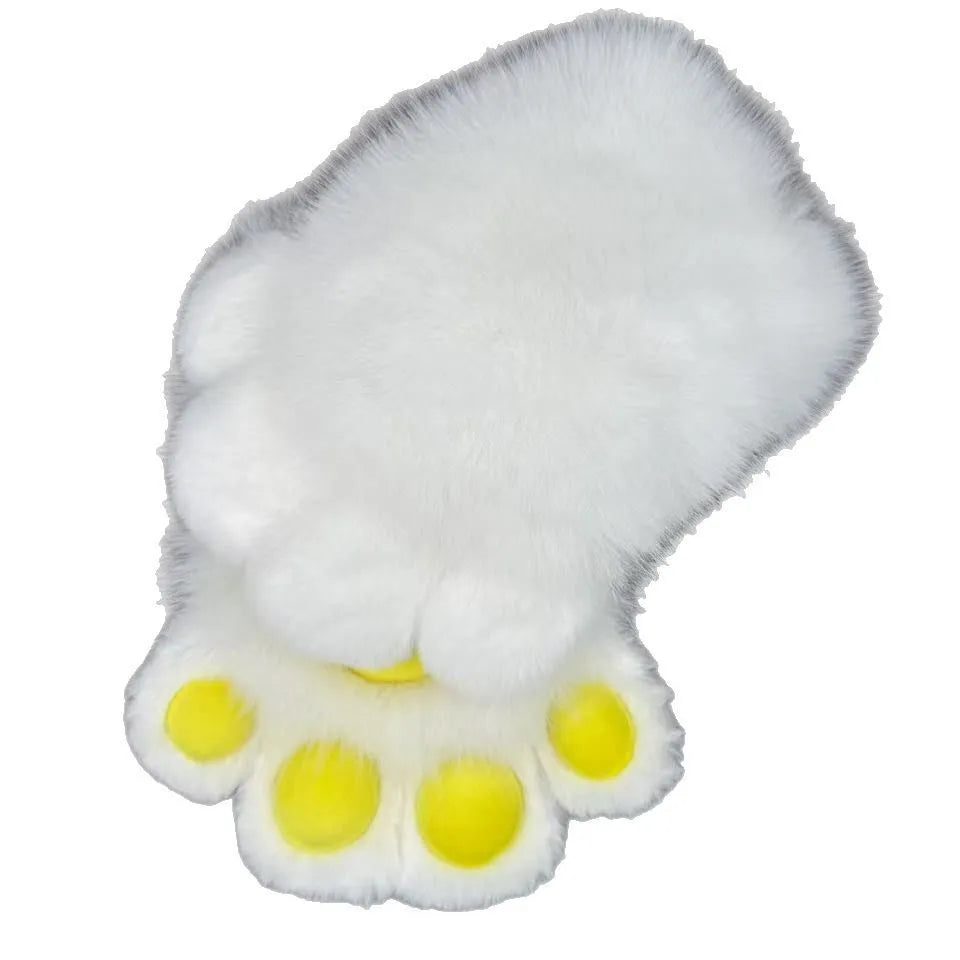 Colourful animal claw cosplay gloves with multiple pad colour options on free size nylon construction