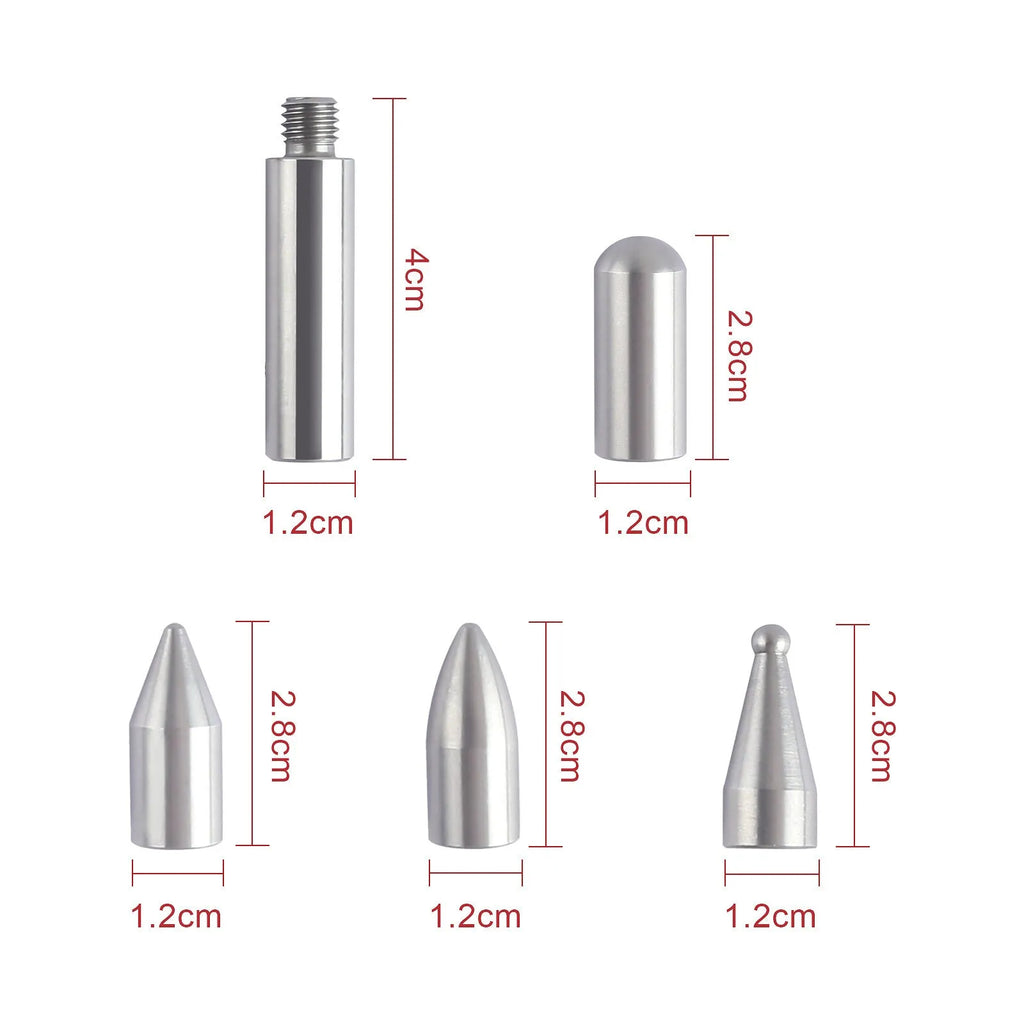 Three alloy steel hook crowbars for car dent repair in a carton pack.