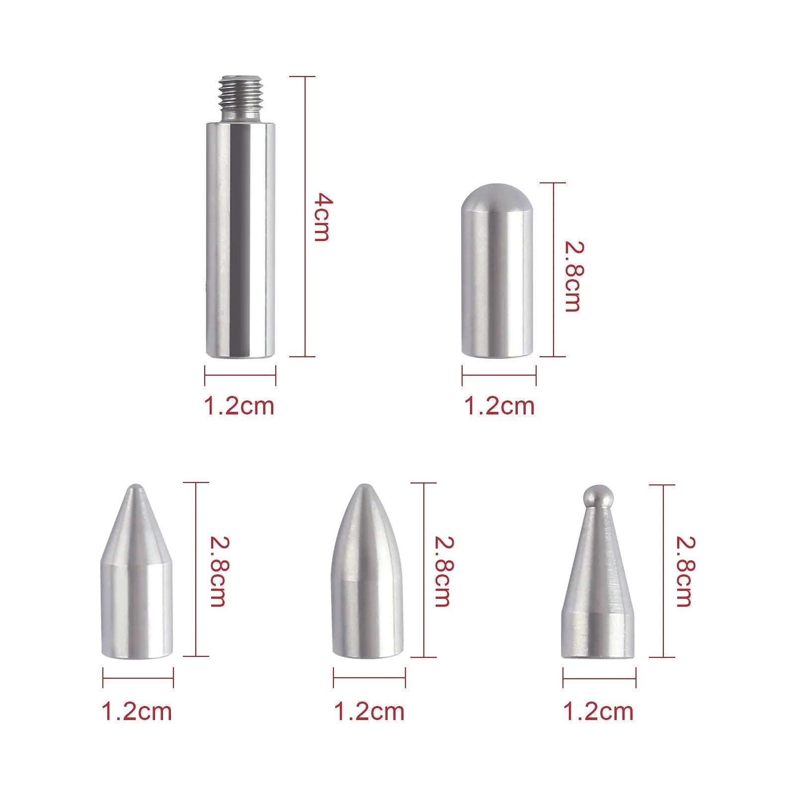 Three alloy steel hook crowbars for car dent repair in a carton pack.